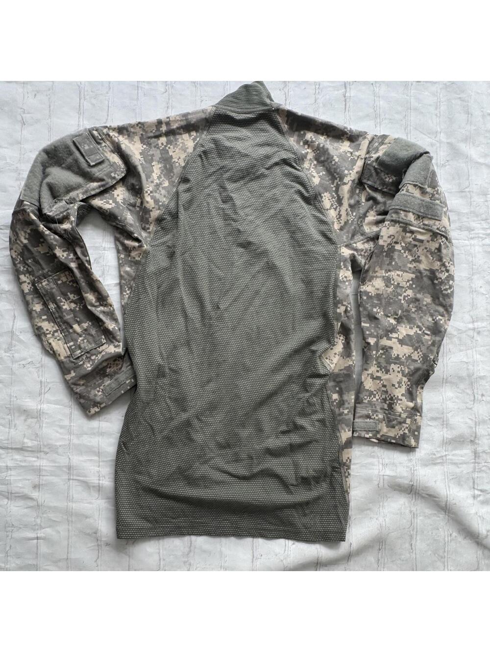 Massif Mountain Gear Tactical Military Long Sleeve Shirt - Camo Design S Small
